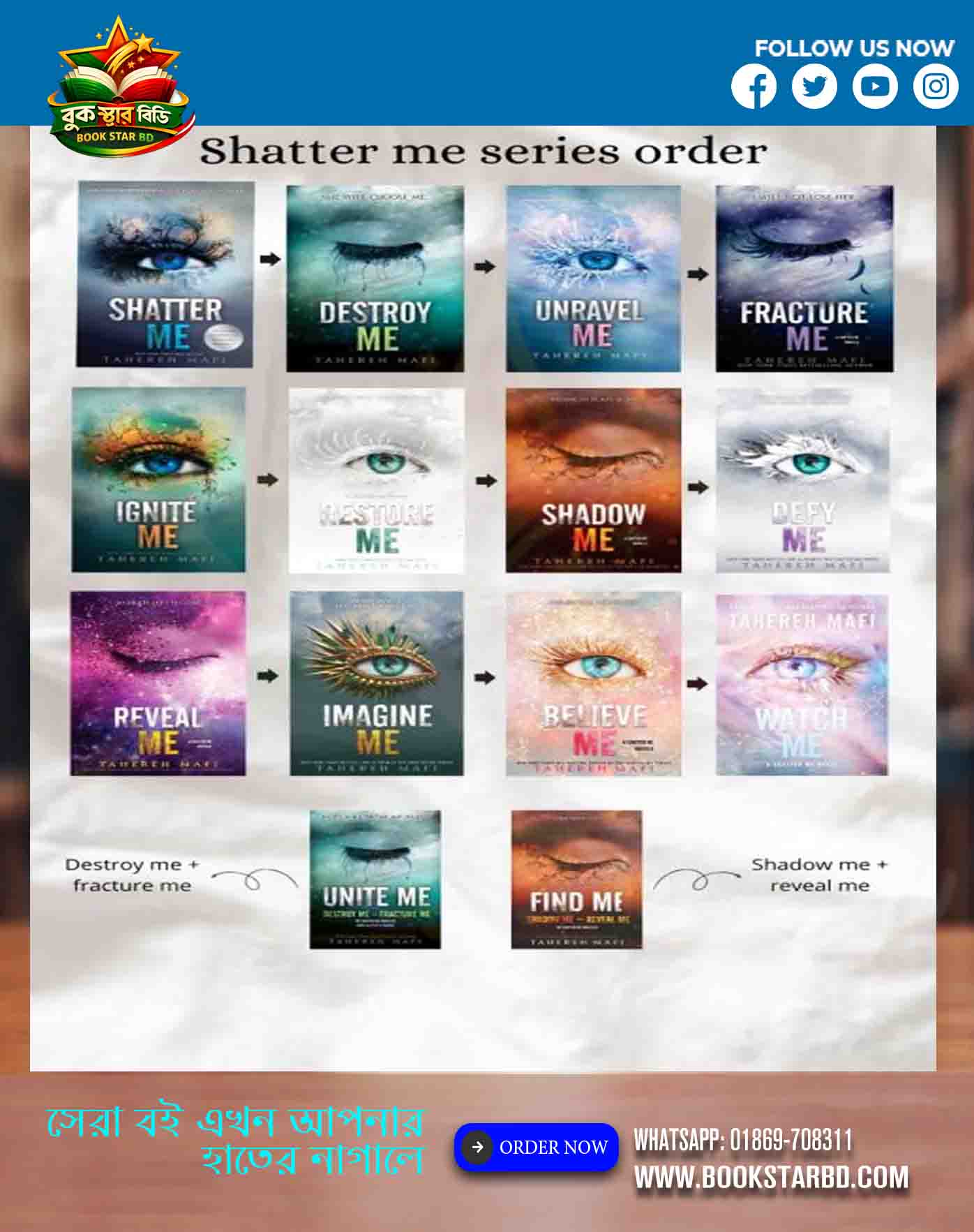 Shatter Me Series Collection